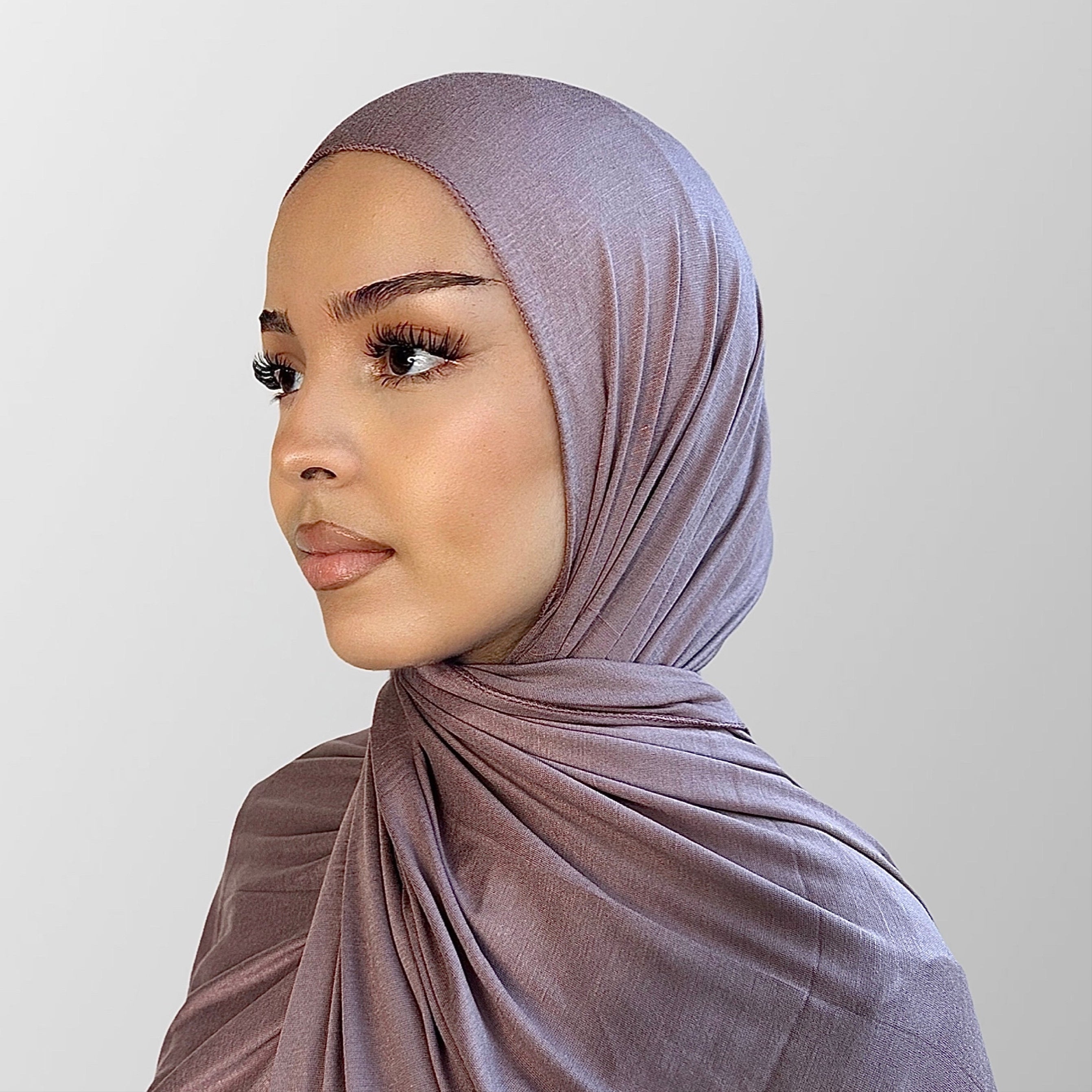 Premium Jersey Hijab Mauve