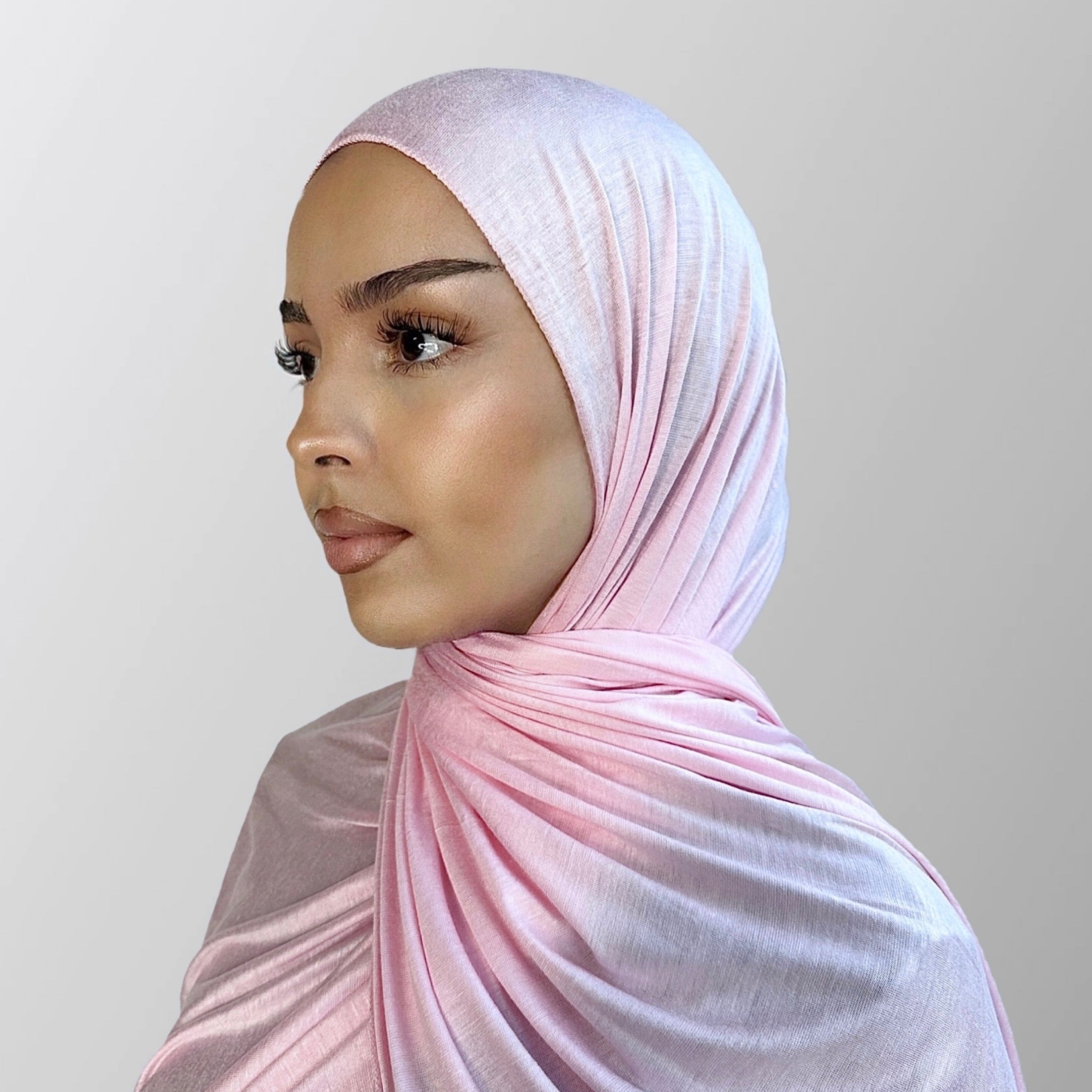 Premium Jersey Hijab Candy floss