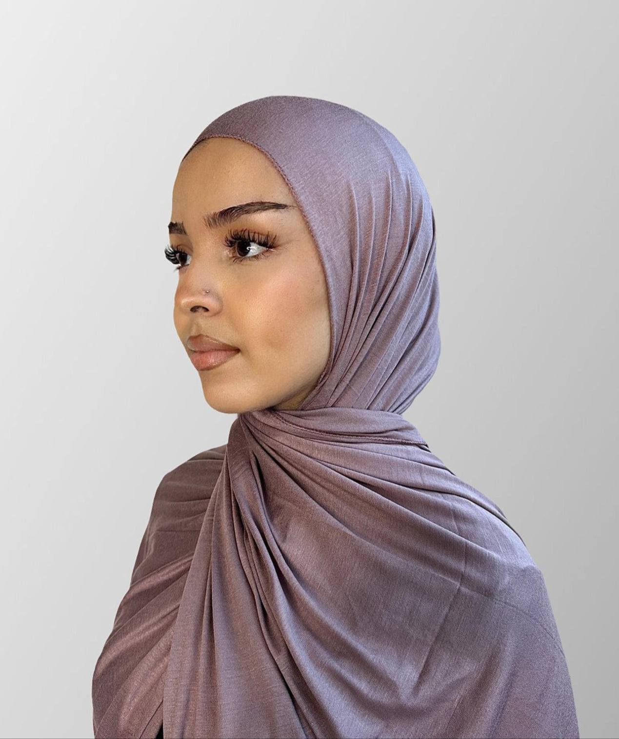 Premium Jersey Hijab - Mauve