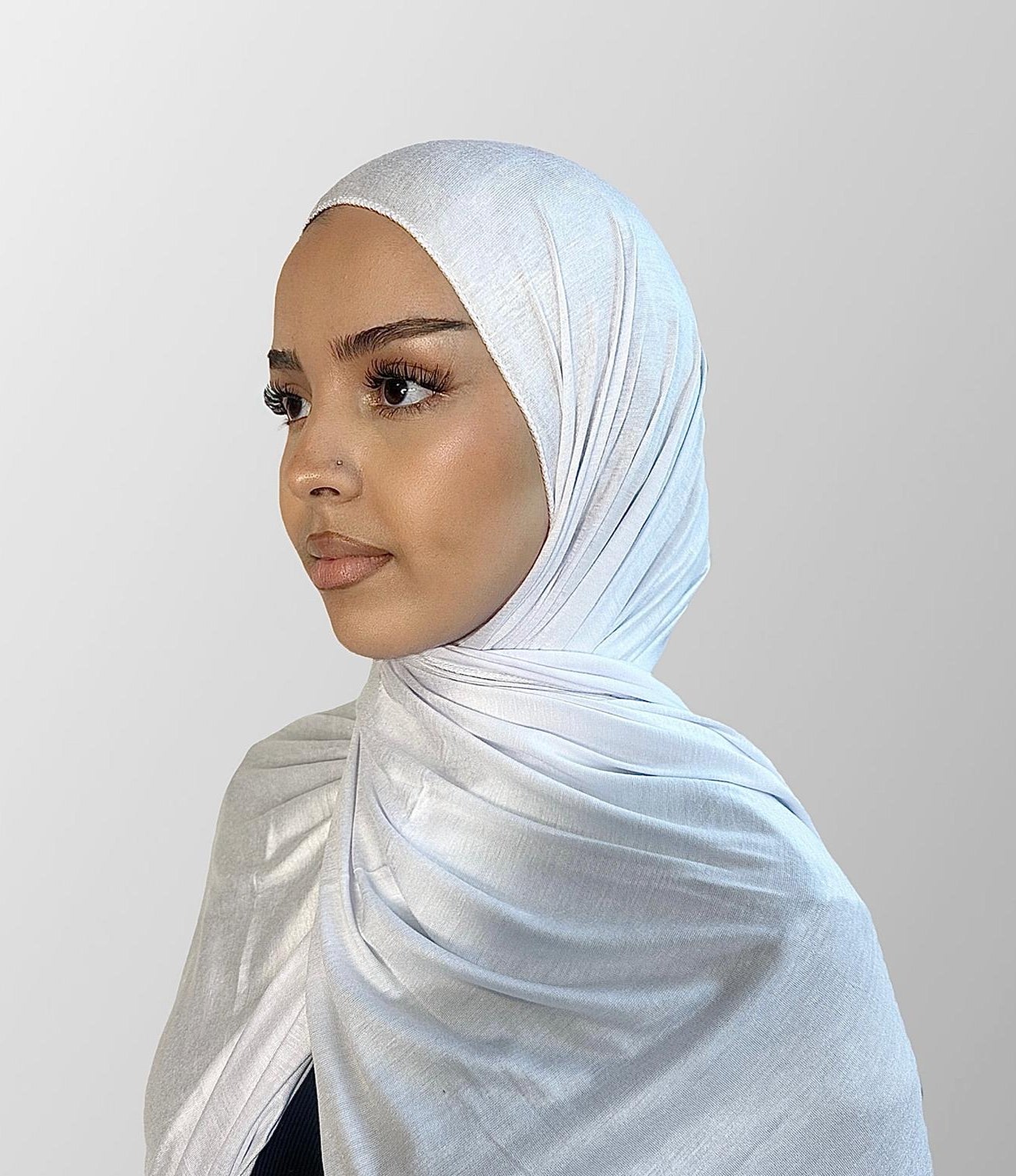 Premium Jersey Hijab - White