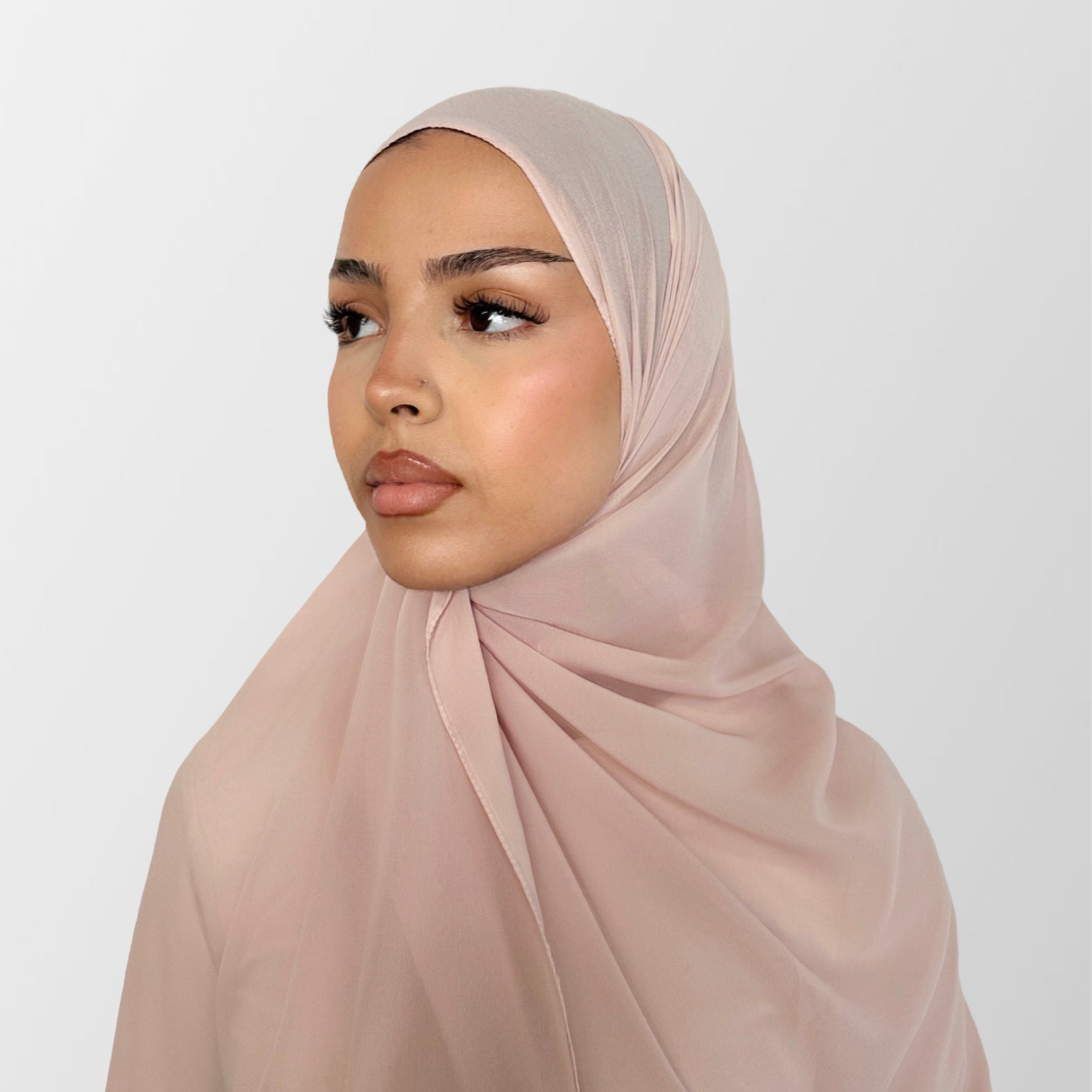 Soft Chiffon Pastel Pink