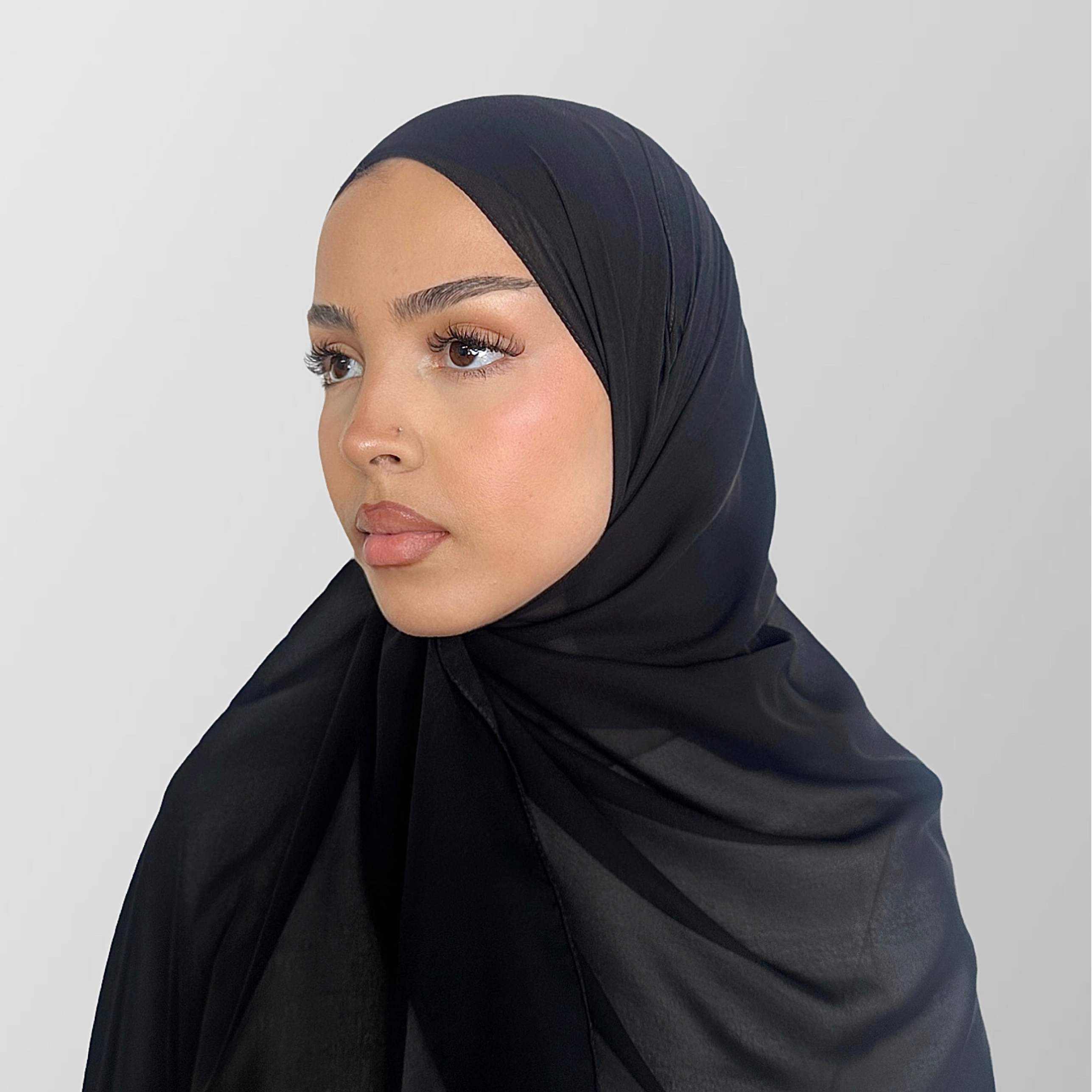 Soft Chiffon Black