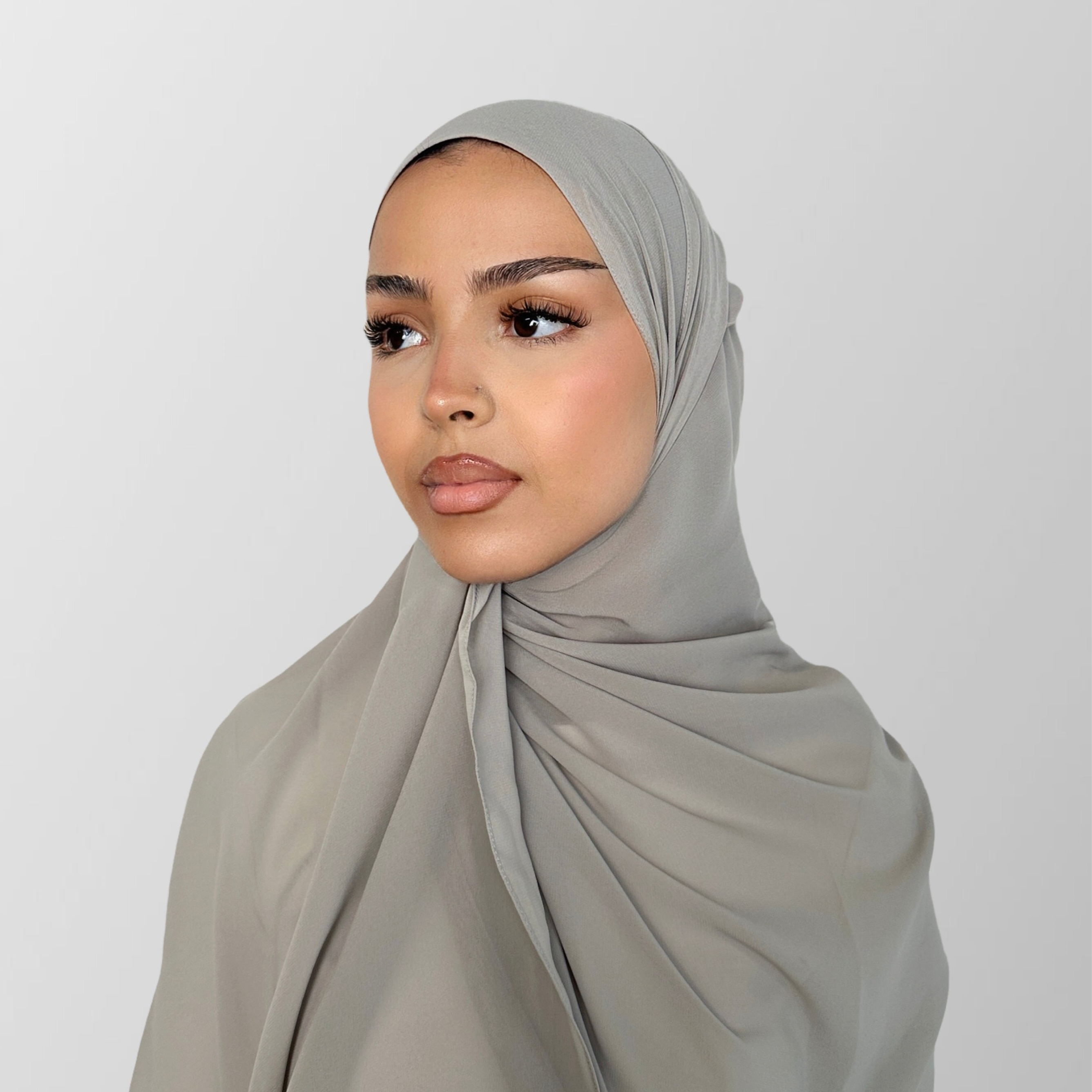 Soft Chiffon Stone Grey