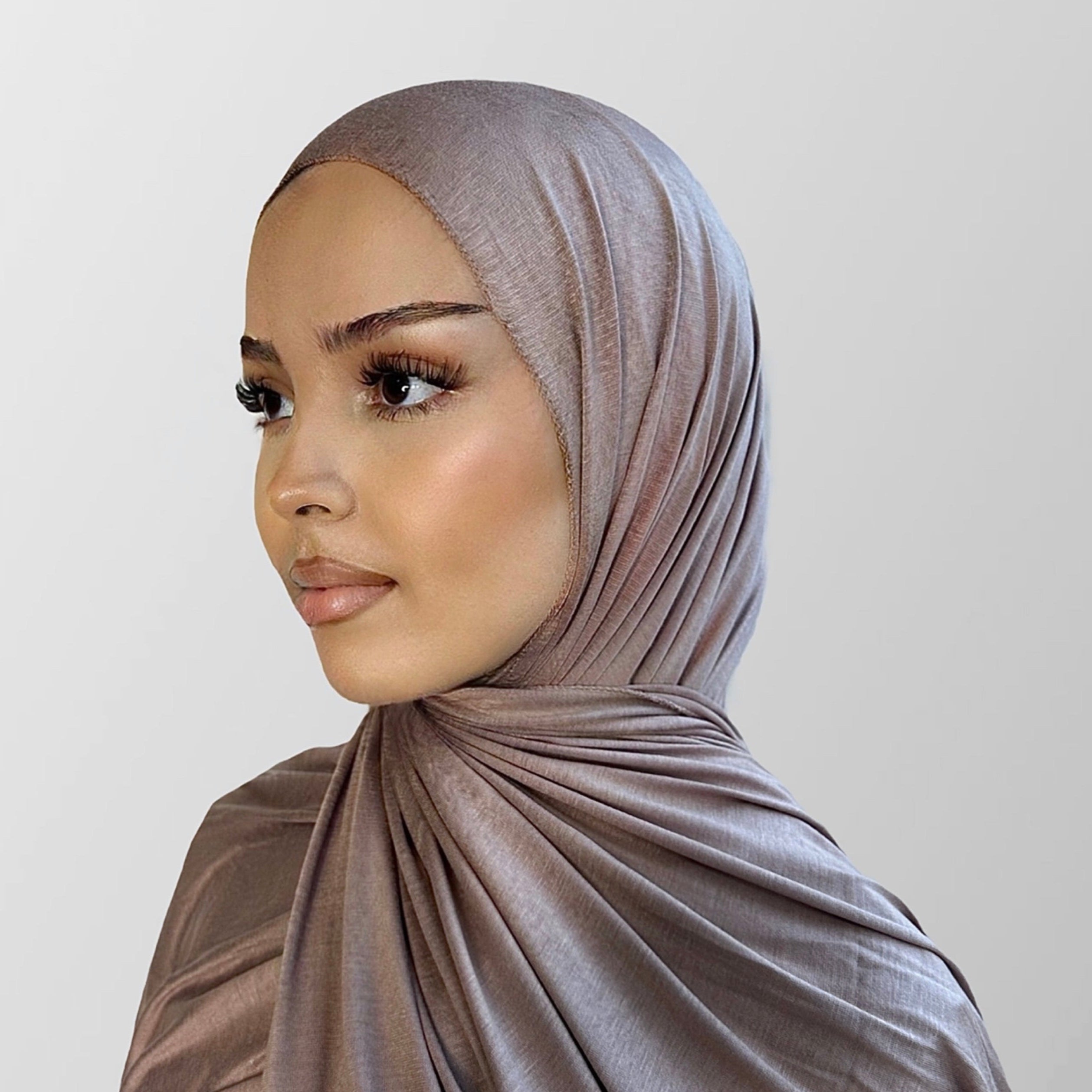 Premium Jersey Hijab Beige