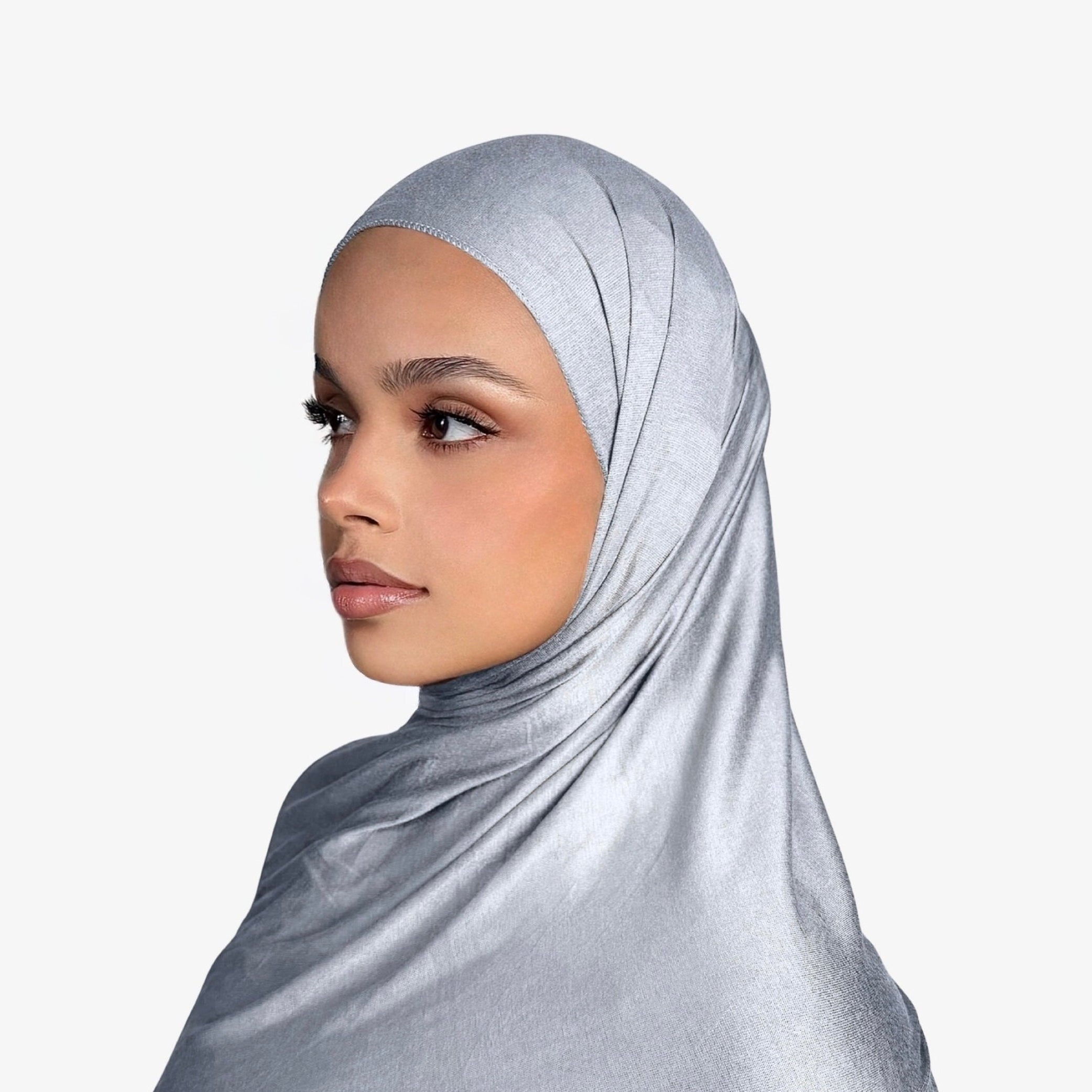 Premium Jersey Hijab Soft blue