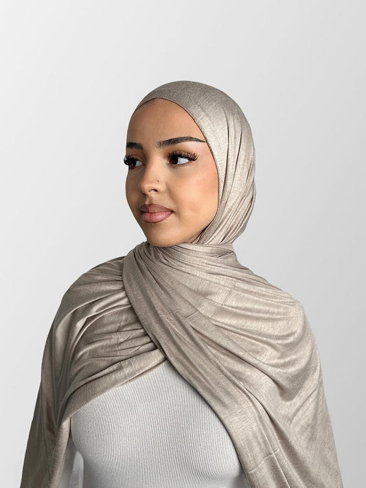 Premium Jersey Hijab - Ivory
